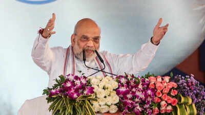 Union Home Minister Amit Shah addresses the 'Gopalak Sammelan', at BHEL Dussehra Ground, in Bhopal, Madhya Pradesh. From ‘tareekh pe tareekh’ to justice within 3 years: Amit Shah hails BNS, overhaul of criminal laws