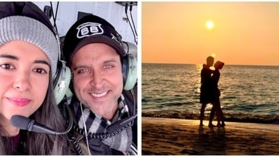 Hrithik Roshan and Saba Azad shared pictures from their vacation.