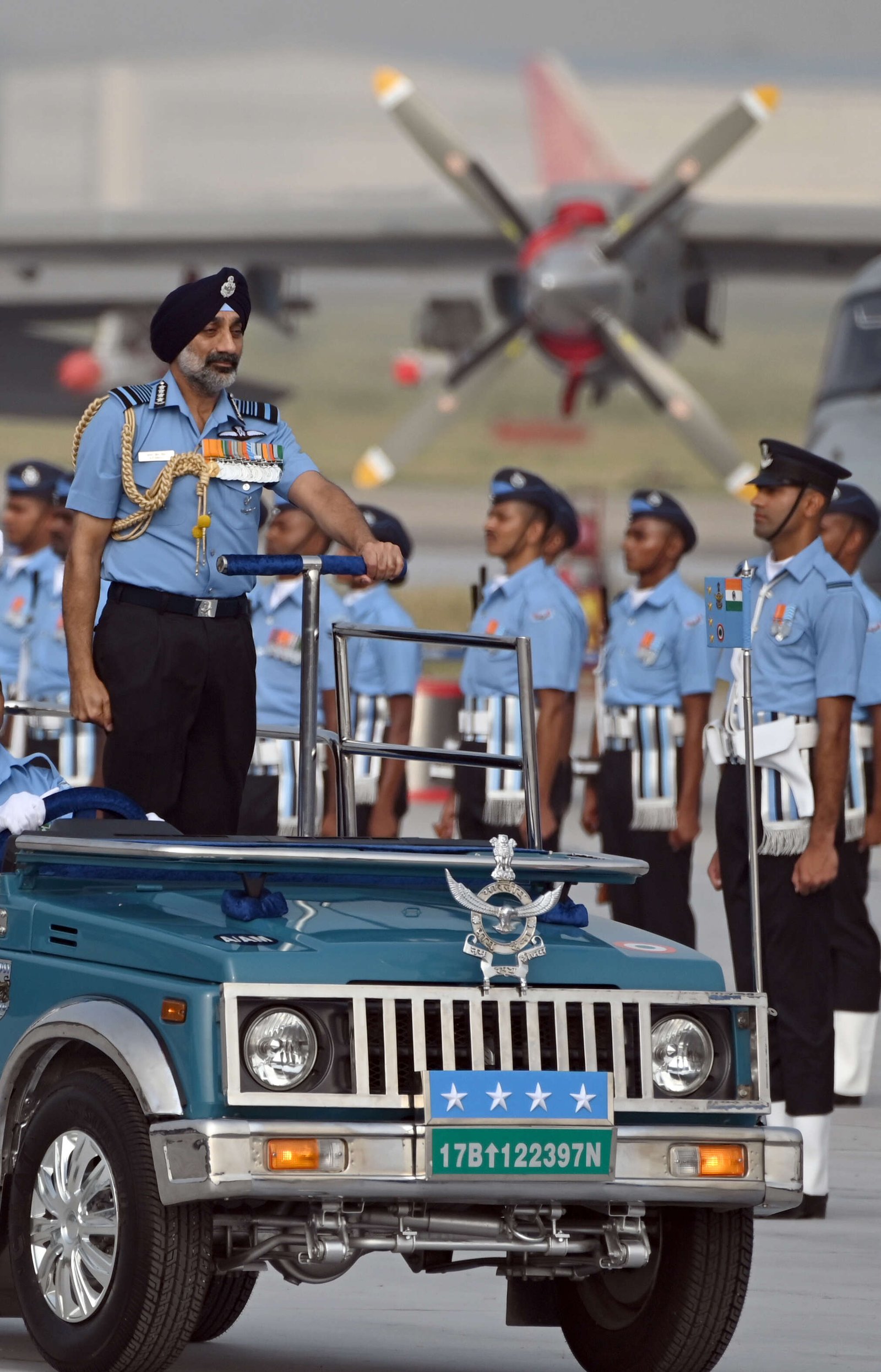 IAF chief during ceremony