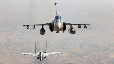 Two fighters of the Indian AIR Force, a Tejas and a Su-30MKI, fly in formation. (Image credit: IAF) IAF seeks to use a multi-pronged approach to arrest falling fighter strength