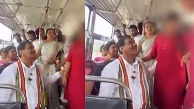 Ibrahimpatnam MLA Malreddy Ranga Reddy faced controversy after a video circulated showing an interaction with a girl student Outrage over video of Telangana Congress MLA holding girl student on moving bus; he says it was ‘affectionate interaction’