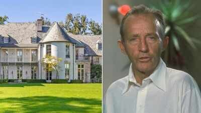 In 1943, a Christmas tree fire destroyed Bing Crosby’s 20-room mansion, but the property retained his name for decades
