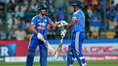 Rain washes out Bengaluru series decider after India script history in fifth T20I  against West Indies