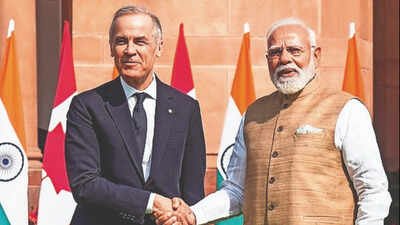 File photo: PM Modi with Canadian PM Mark Carney With PM Modi set to visit Ottawa, India & Canada back CEPA