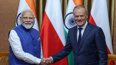 File photo: PM Modi with Polish PM Donald Tusk Polish PM Donald Tusk to visit India from October 21 to 23, hold talks with PM Modi
