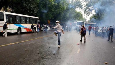 Cockroach Janta Party's July 20 march to parliament in New Delhi. Delhi Police crime branch registers FIR to probe those behind July 20 CJP protest violence