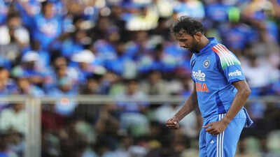 India's Prasidh Krishna (ANI Photo) Prasidh Krishna sustains hamstring injury, set to miss 3rd ODI against West Indies