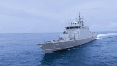 Armed with torpedoes, sonar and rockets: Navy's new submarine hunter INS Mangrol is built for battles in shallow waters