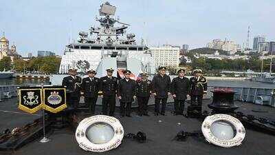 INS Sahyadri arrives at Vladivostok, Russia for bilateral exercise Indra-2026 India and Russia begin naval wargame INDRA in Russian waters