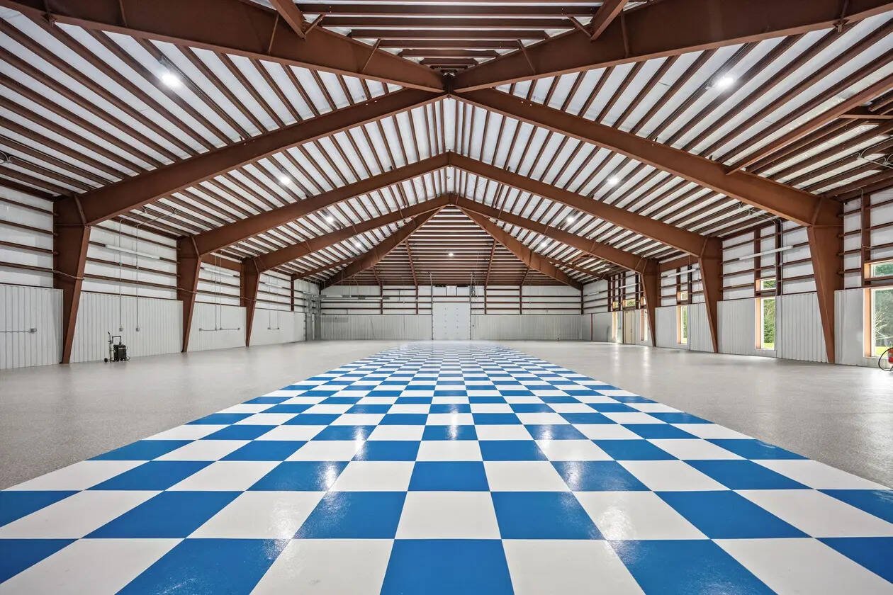 Inside George Foreman’s sprawling mansion featuring a garage for more than 50 cars.