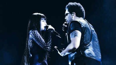 The Weeknd and Jennie reunited for his October 8 concert in Seoul at the Goyang Stadium to perform their hit 2023 song, 'One of the Girls'. (Instagram) The Weeknd returns to Seoul after an 8-year wait; BLACKPINK’s Jennie joins in for ‘One Of The Girls’ live: ‘What a moment!’