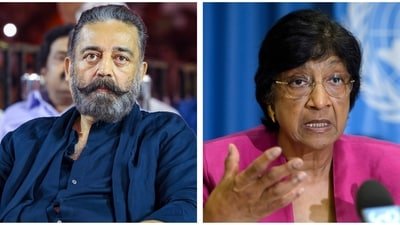 Kamal Haasan has hailed the journey of Navi Pillay.