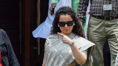 Kangana Ranaut has slammed the CJP-led protests demanding the resignation of Chief Election Commissioner Gyanesh Kumar. (ANI Photo/Rahul Singh) (Rahul Singh) Kangana Ranaut has slammed the CJP-led protests demanding the resignation of Chief Election Commissioner Gyanesh Kumar. (ANI Photo/Rahul Singh) (Rahul Singh)