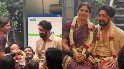 Picture Credit: X Kichcha Sudeep and wife Priya celebrate 25th wedding anniversary; video of garland exchange goes viral
