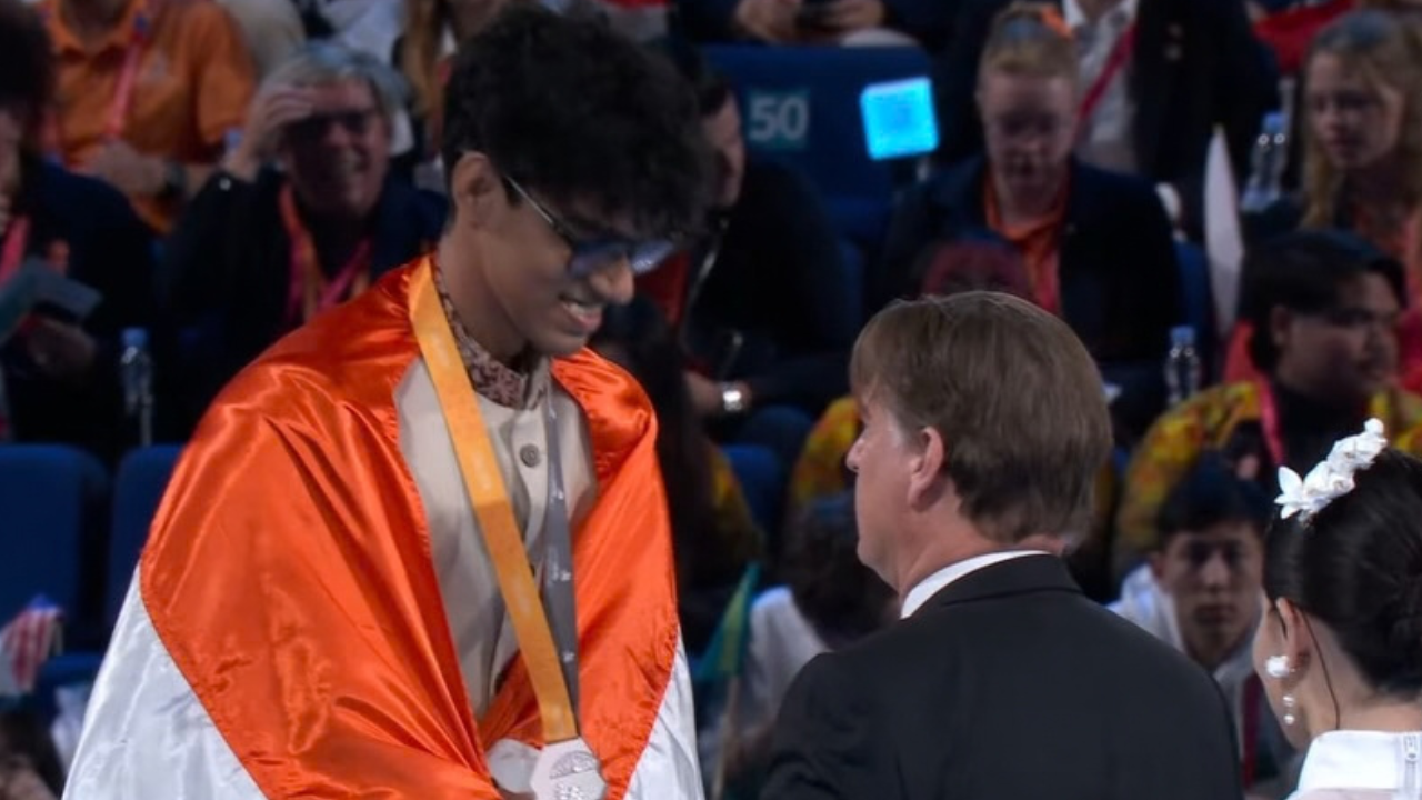 Kovid Ajay Gangrade’s silver was India’s first medal in Digital Interactive Media Design at WorldSkills.<br>