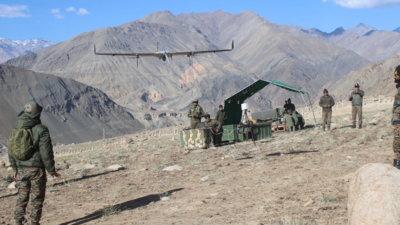 Soldiers tests drones in the high-altitude regions of Ladakh. (Image credit: Indian Army) 17,500 feet and counting: How Army is betting on FPV drones in the Himalayas