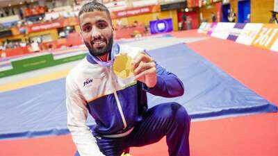 Sujeet Kalkal (Image credit: PTI) EXCLUSIVE | 'Fear may never completely go away': Sujeet Kalkal on turning Olympic heartbreak into Asian Games gold