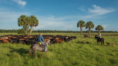 Florida approved permanent protection for 1,034 acres of Limestone Creek Ranch, a 70-year cattle operation once owned by a governor; the $6.52 million easement keeps the land working inside the Wildlife Corridor/Image: Carlton Ward Jr./Wildpath Florida approved permanent protection for 1,034 acres of Limestone Creek Ranch, a 70-year cattle operation once owned by a governor; the $6.52 million easement keeps the land working inside the Wildlife Corridor