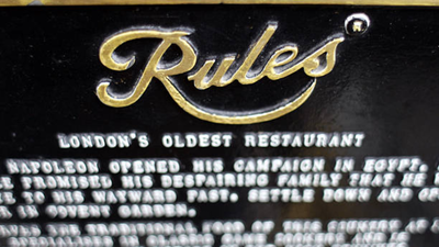 London’s oldest restaurant, where Edward VII met his mistresses and showbiz stars gathered backstage, has now been donated to the National Trust after 228 years
