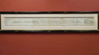 File photo: This photo provided by Brunk Auctions shows the original, hand-drawn survey of the Mason-Dixon Line at Brunk Auctions in Asheville, N.C., Monday, Oct. 26, 2026. Map that came to symbolise America's divide over slavery auctioned for nearly $1 million