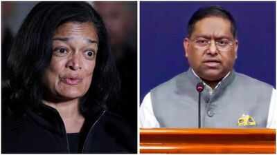 File photo: US Congresswoman Pramila Jayapal and MEA spokesperson 'Interfering in electoral practices': India pulls up US lawmaker for claims on voter roll deletions