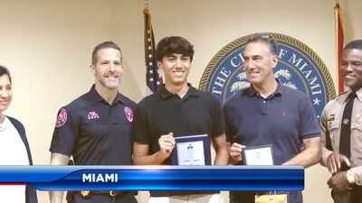 Miami high school senior chased a thief after hearing a woman scream; despite being pepper-sprayed, he tackled and restrained the suspect; police have now honoured him with the title ‘Spider-Man of Brickell’