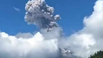 Watch: Mount Mayon volcano erupts for nearly 6 minutes in Philippines, spews ash 3 km high