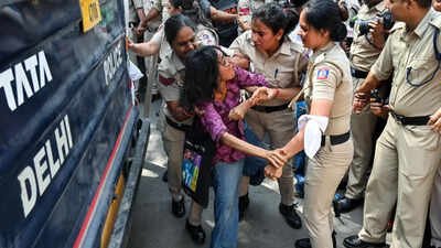 The tight security deployment appeared to be geared towards preventing a repeat of anything resembling the June-July agitation, a protestor said. No entry in ‘round 2’: Protesters stopped short of Jantar Mantar