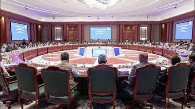 A view of the 57th Goods and Services Tax (GST) Council Meeting, chaired by Union Finance Minister Nirmala Sitharaman, in New Delhi on Thursday GST Council scraps tax officers' arrest powers, eases refund rules