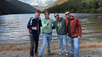 An Irish father's 18-carat wedding ring slipped off in an Italian stream; three strangers searched for three days, found it in the riverbed and flew to Ireland to return it to its owner