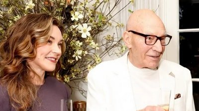 Patrick Stewart and his wife, singer Sunny Ozell. (Unsplash)