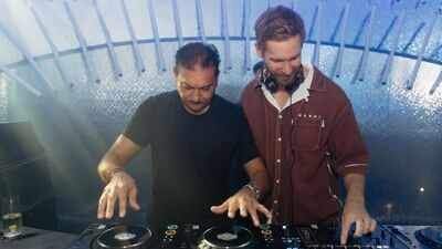 'Little bit of Calvin, little bit of Harris': Ravi Shastri poses with world-famous DJ in Athens