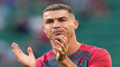 Portugal's Cristiano Ronaldo, wearing a wedding band, claps his hands during warmup before the Nations League soccer match between Portugal and Wales in Lisbon, Thursday, Sept. 24, 2026. (AP Photo/Armando Franca) Final farewell? Ronaldo abruptly leaves Portugal camp, promises truth 'in due time' and wishes team-mates 'good luck'