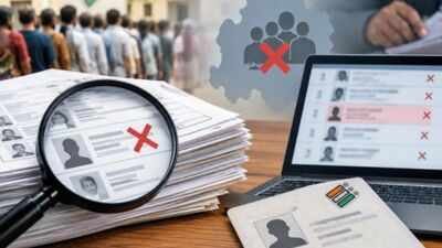 Presenters from Voter Adhikar Manch and Jan Sarokar highlighted the scale of deletions in Delhi. (AI Image) ‘Pehle vote gaya, phir jhuggi gayi’: Delhi hearing flags SIR deletions, discrepancies