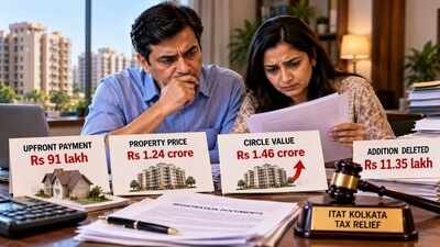 Homebuyer paid Rs 91 lakh upfront for a Rs 1.24 crore property, but circle value rose to Rs 1.46 crore by registration; why ITAT Kolkata gave her tax relief and deleted Rs 11.35 lakh addition