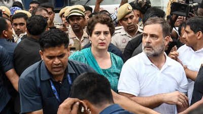 The episode was the latest example of a 'dhappa' style protest that Rahul Gandhi and the Congress have recently used. A quick lunch, then a Jantar Mantar march: How Rahul-led opposition once again kept police guessing