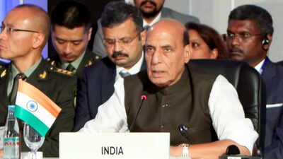 Defence minister Rajnath Singh addressing the 13th ASEAN Defence Ministers’ Meeting (ADMM) India ready to share its battle-tested expertise with Asean partners to boost joint capabilities: Rajnath