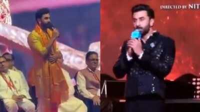 Ranbir Kapoor apologises after being brutally trolled for saying 'Aakhir mein ant sacchai aur achchai ki hi hogi' at 'Ramayana' event: 'It was a slip of tongue' - WATCH VIDEO