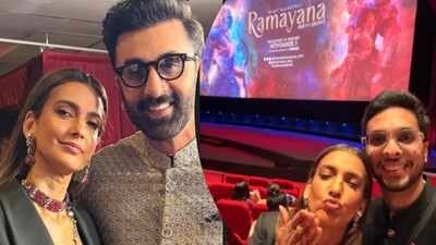 Ranbir Kapoor reunites with 'Yeh Jawaani Hai Deewani' co-star Poorna Jagannathan at 'Ramayana: Rise of a Legend' LA premiere; actress encourages fans to watch epic in 3D