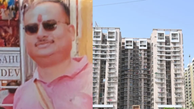 The deceased were identified as Randeep Patra, son of Amal Kumar Patra (L); Represnetative Image(R) Father, son fall to death from 23rd floor of Greater Noida society while plucking flowers