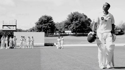 Jeet Raval after getting out in his last first-class game in March. (Central Stags)