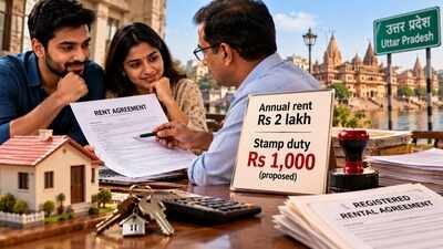 One drawback of verbal or unregistered rental arrangements is the difficulty of establishing proof. (Image for representative purpose only) Renting a house in UP? Proposed Rs 1,000 stamp duty on Rs 2 lakh annual rent aims to cut costs, boost registered rent agreements and protect tenants and landlords, here’s how