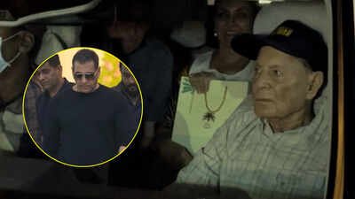 Salim Khan makes a RARE public appearance with Salma Khan at granddaughter Sipaara's first birthday; Salman Khan, Sohail Khan and Arpita Khan Sharma join the celebration Salim Khan makes a RARE public appearance with Salma Khan at granddaughter Sipaara's first birthday; Salman Khan, Sohail Khan and Arpita Khan Sharma join the celebration