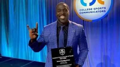 Sam Acho’s NFL honors helped his family raise $100,000 for a Nigerian hospital(Getty) In 1989, NFL star Sam Acho’s family began a medical mission in Nigeria; years later, his two Walter Payton NFL Man of the Year nominations brought $100,000 toward a permanent hospital
