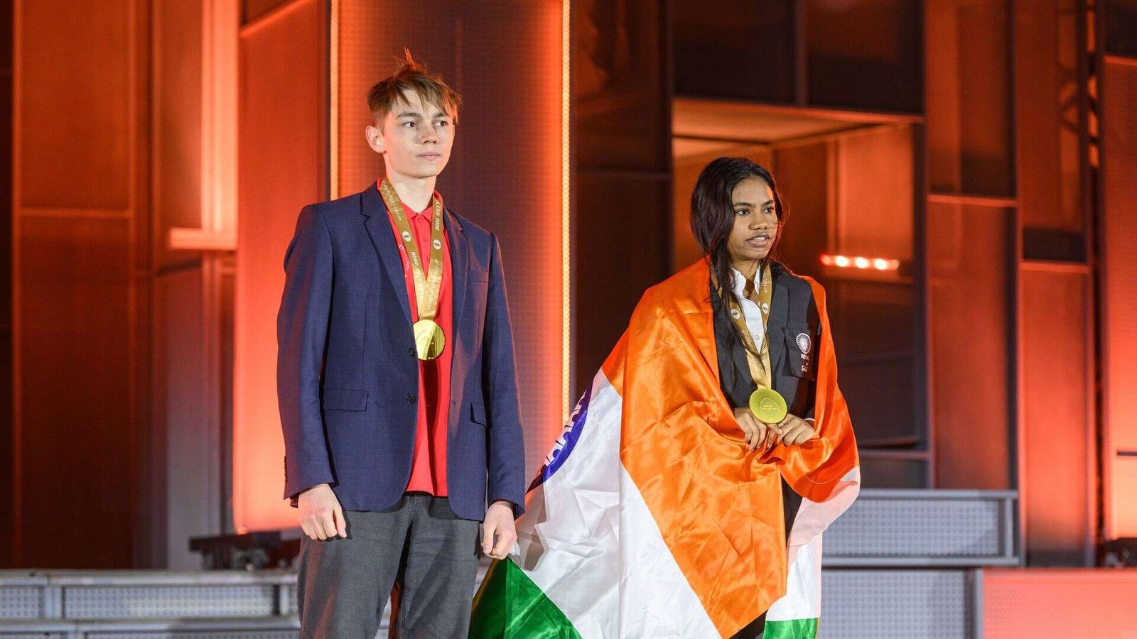 Savitha wins an individual gold on Board 5 at Women's Chess Olympiad (Photo by Michal Walusza for FIDE)