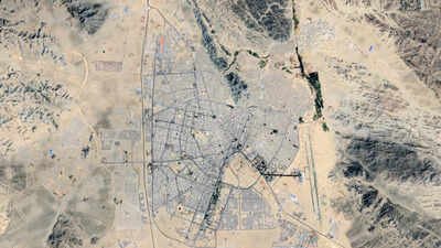 The city of Zahedan (Photo: Google Earth). Iran military kills 6 in Zahedan, accuses armed groups of ties with foreign powers