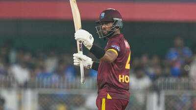 Shai Hope (PTI Photo) Only second player ever! Shai Hope scripts history against India with record-breaking ton