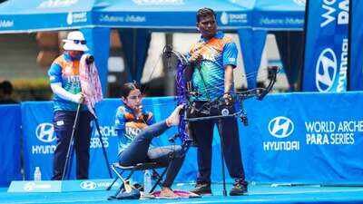 Sheetal Devi and Toman Kumar (Image credit: World Archery) Sheetal Devi, Toman Kumar win compound mixed team gold at Asian Para Games
