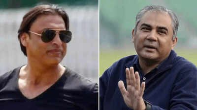 Shoaib Akhtar-Mohsin Naqvi ‘This is all fake’: Shoaib Akhtar dismisses reports of taking up role in Mohsin Naqvi-led PCB