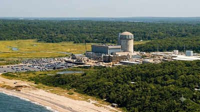 Much of the land surrounding the nuclear plant has remained undeveloped (Photo: American Nuclear Society- AI enhanced image) Land once reserved for New York's Shoreham nuclear plant has become Long Island's largest DEC acquisition, with the state paying $28.25 million to permanently protect nearly 750 coastal acres